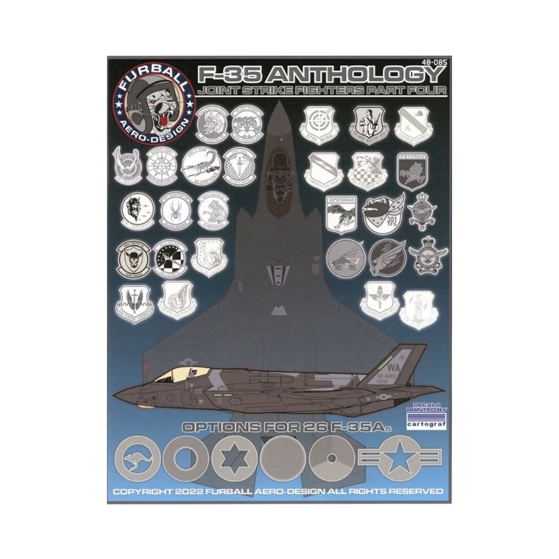 Furball Decals 1/48 F-35A Anthology Part IV