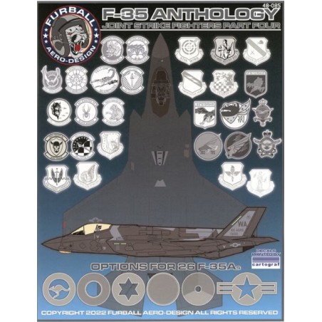 Furball Decals 1/48 F-35A Anthology Part IV