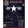 Furball 1/48 decals  95 correctly proportioned modern (post 1947) US National Insignia.