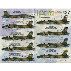 FCM 1/48 Decals AT-26 Xavante (Aeromacchi MB.326)