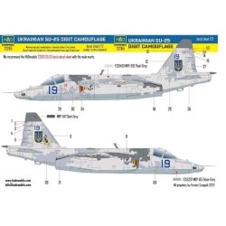 HAD calcas 1/72 Ukrainian Su-25 Digit Camouflage part 2