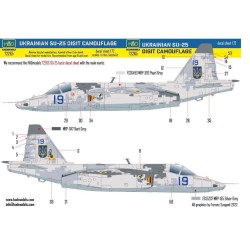 HAD decals 1/72 Ukrainian Su-25 Digit Camouflage part 2