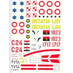 Hi-Decal 1/48 Decals Mikoyan MiG-17F/LIM-5