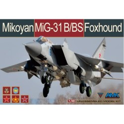 Maqueta 1/48 Mikoyan MiG-31B/BS Foxhound de AvantGarde Model Kits