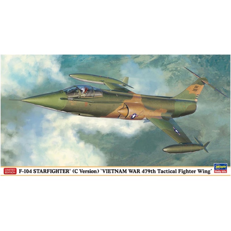 Hasegawa 1/48 F-104 Starfighter (C Version) 'Vietnam War 479th Tactical Fighter Wing'