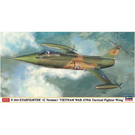 Maqueta avión F-104 Starfighter C Version Vietnam War 1/48 Hasegawa