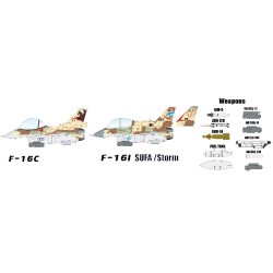 Freedom Model Kits IAF F-16C / F-16I Sufa/Storm Compact Series - Robotines