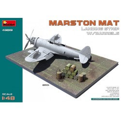 1/48 Marston Mat Landing Strip w/Barrels - Miniart en Robotines