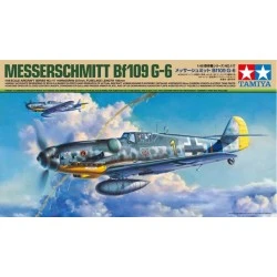 Maqueta del Messerschmitt Bf109 G-6 a escala 1/48 de Tamiya