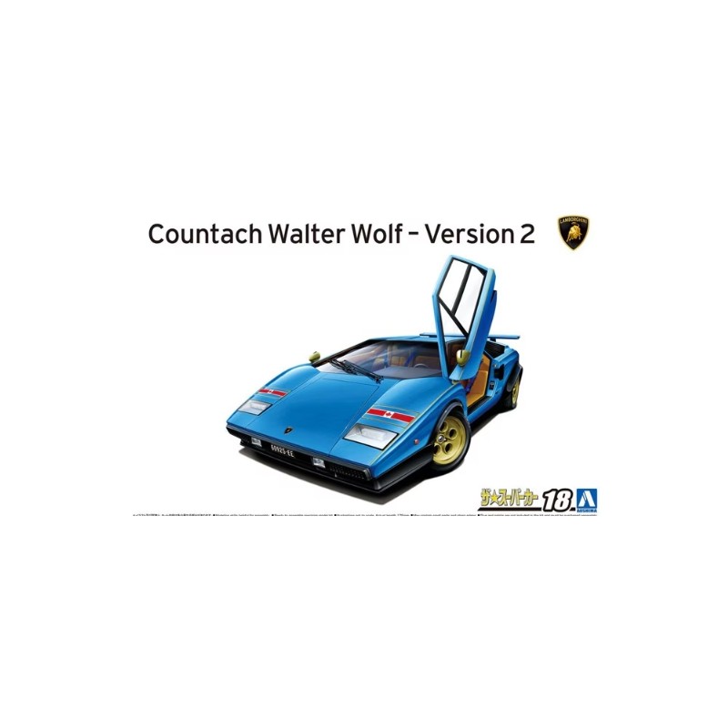 Aoshima 1/24 Countach Walter Wolf - Version 2