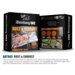 Abteilung 502 RUST & EXHAUST PIGMENTS SET