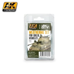 Ak-Interactive Weathering Set for Green Vehicles