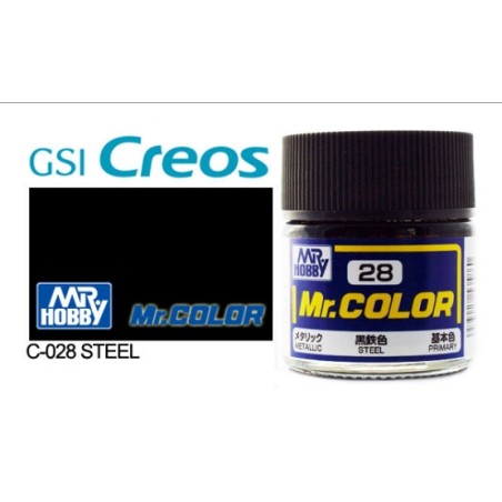 Mr-Hobby C28- Mr. Color - steel 10ml