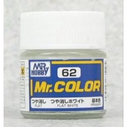 Mr-Hobby C62- Mr. Color - Flat White 10ml