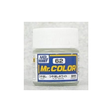 Pintura Mr Hobby Mr Color  C62-  Flat White 10ml