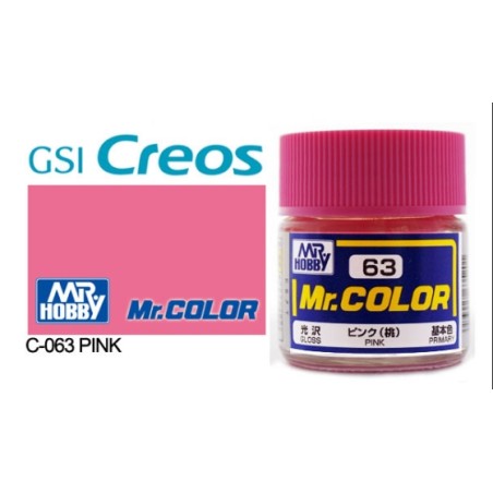 Mr-Hobby C63- Mr. Color -pink gloss 10ml