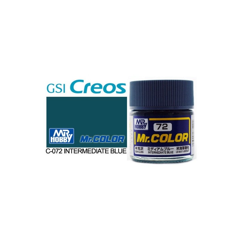 Mr-Hobby C72- Mr. Color -intermediate blue 10ml