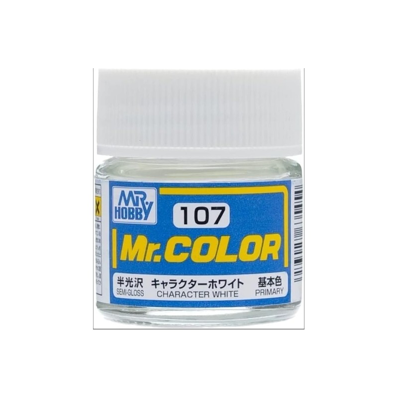 Mr-Hobby C107- Mr. Color -  character white  10ml