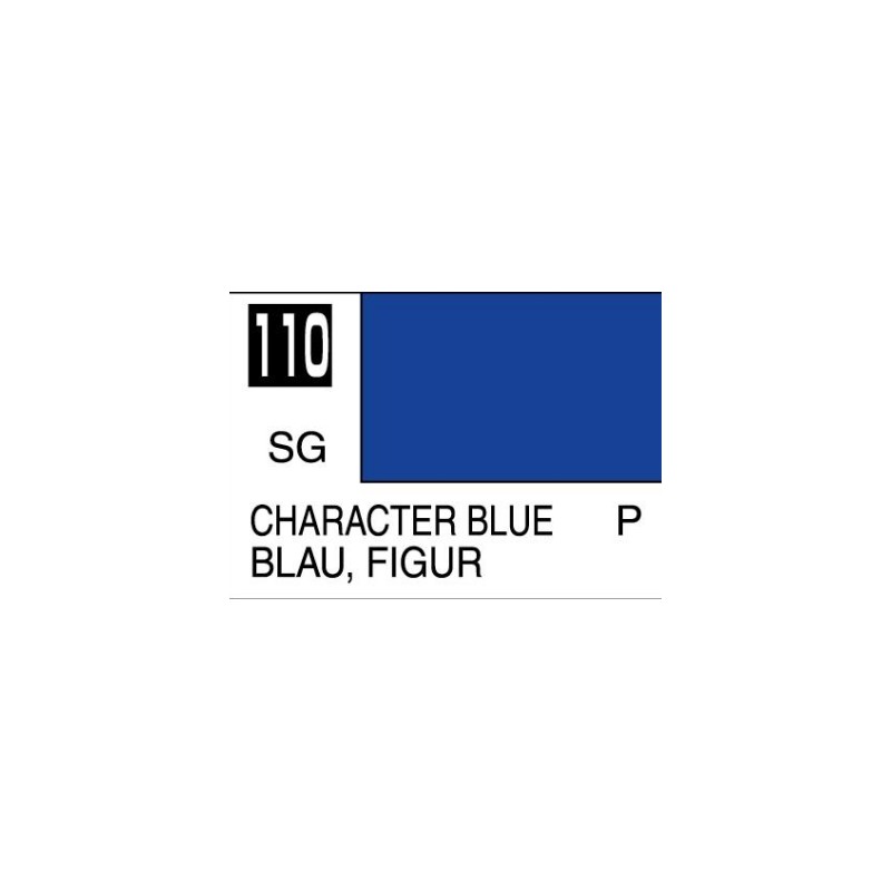 Mr-Hobby C110- Mr. Color - Character Blue Semi-Gloss10ml