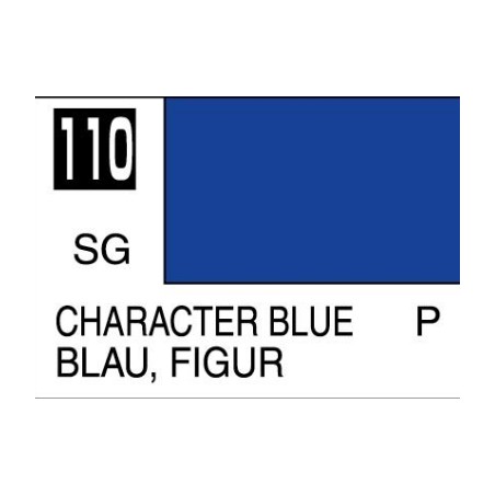 Mr-Hobby C110- Mr. Color - Character Blue Semi-Gloss10ml