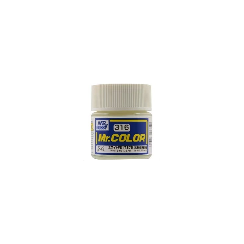 Mr Hobby C316-Mr. Color- FS17875 white  10ml paint