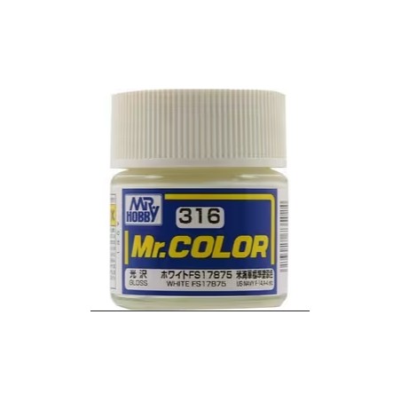 Mr Hobby C316-Mr. Color- FS17875 white  10ml paint