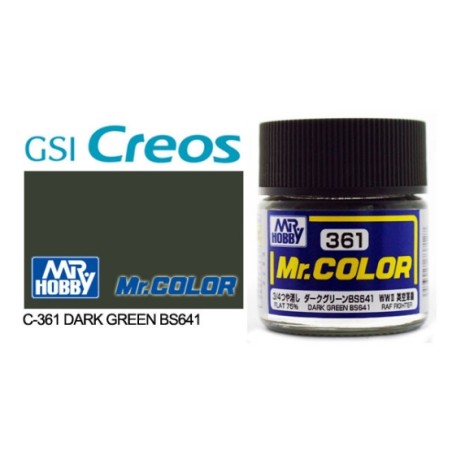 Mr-Hobby C361 Mr. Color - Dark Green BS641 10ML