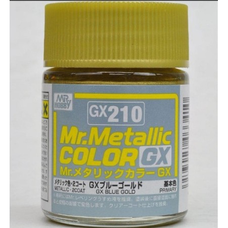 Mr Hobby Mr Metallic  Color GX Metal Blue Gold (18ml)