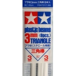 Tamiya Barra Triangular 3mm (8 unid)