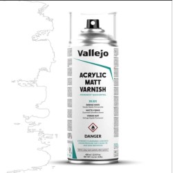 Vallejo Acrylic Aerosol Varnish Matt 400ml