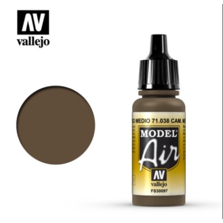 Vallejo Camouflage Medium Brown Model air