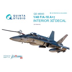 Quinta Studio 1/48 F/A-18A++ Interior 3D Decal