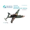 Quinta Studio 1/48 He 162 interior 3D decals (tamiya)