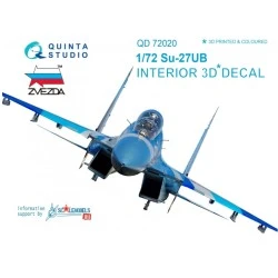 Quinta Studio 1/72 Su-27UB  (Zvezda kit)