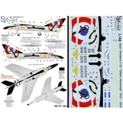 Syhart 1/48 Decals  Dassault Super Etendard n°23 "100 Ans de l'Aéronavale" 1910-2010