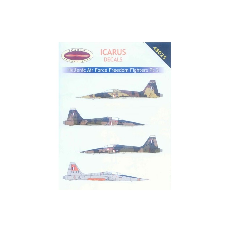 Icarus Productions 1/48 Decals Hellenic Air Force F-5s Pt.2