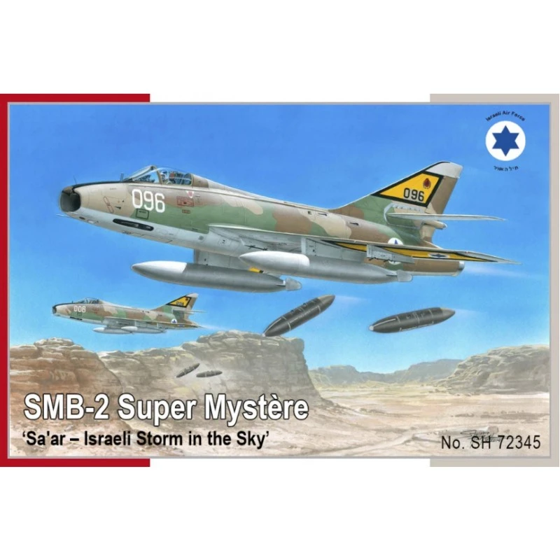 Maqueta de avión 1/72 SMB-2 Super Mystère 'Sa’ar' de Special Hobby