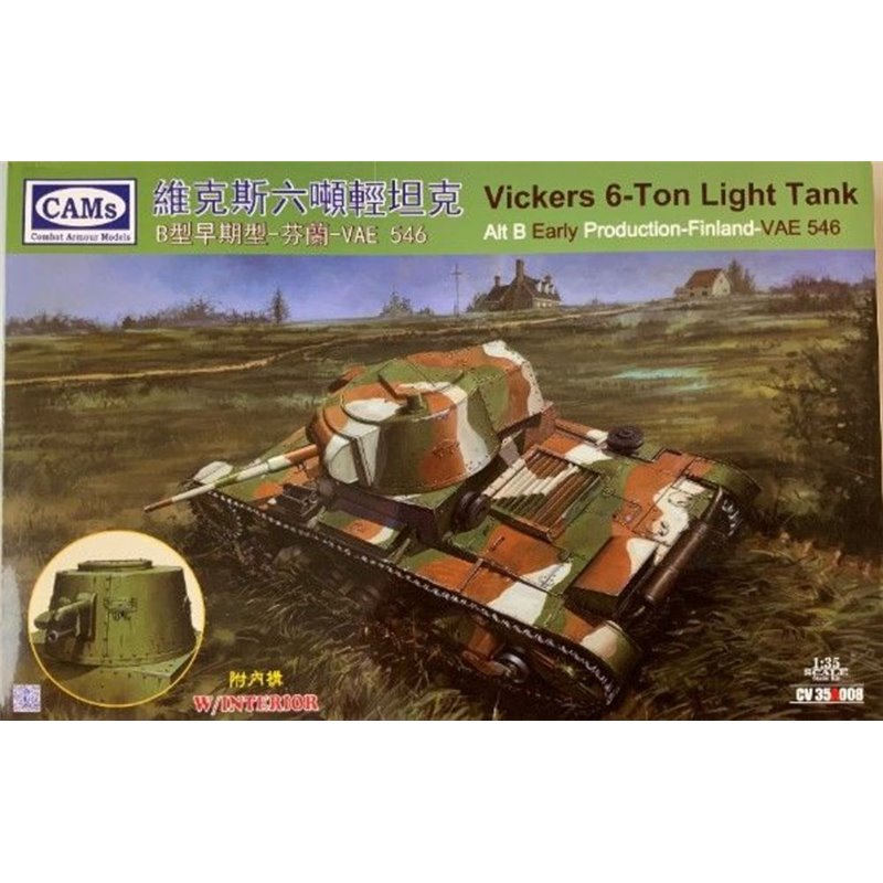 Vickers 6-Ton Light Tank Alt B Early Produktion-Finland-VAE 546