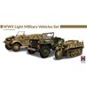 WWII Light Military Vehicles Set