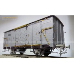 Maqueta 1/35 German Railway G10 Covered Wagon - Sabre Models