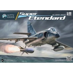 Maqueta de avión Super Étendard a escala 1/48 de Kitty Hawk