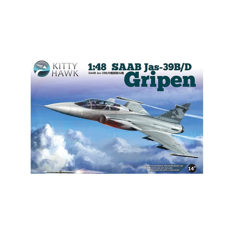 Kittyhawk 1/48 Saab Jas-39B/D Gripen