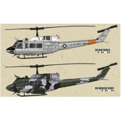 Hobbyboss 1/48 UH-1C Huey Helicopter model kit