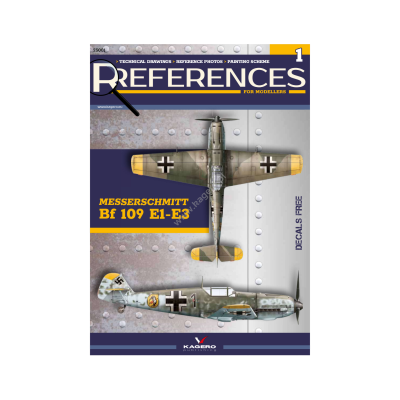 Libro Messerschmitt Bf 109 E1-E3 Kagero Publishing Serie References