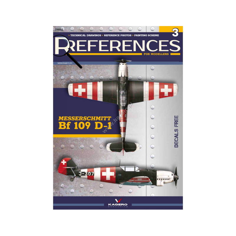 Libro Messerschmitt Bf 109 D-1 de Kagero Publishing, Serie References