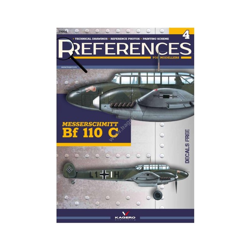 Libro Messerschmitt Bf 110 C de Kagero Publishing, Serie References