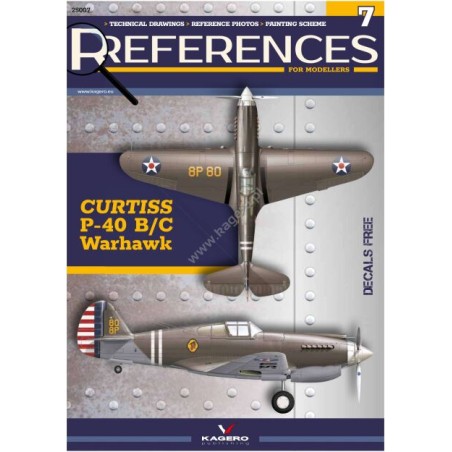 Libro Curtiss P-40 B/C Warhawk de Kagero Publishing, Serie References