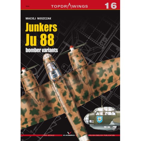 Kagero 16 - Ju 88 bomber variants (decals)