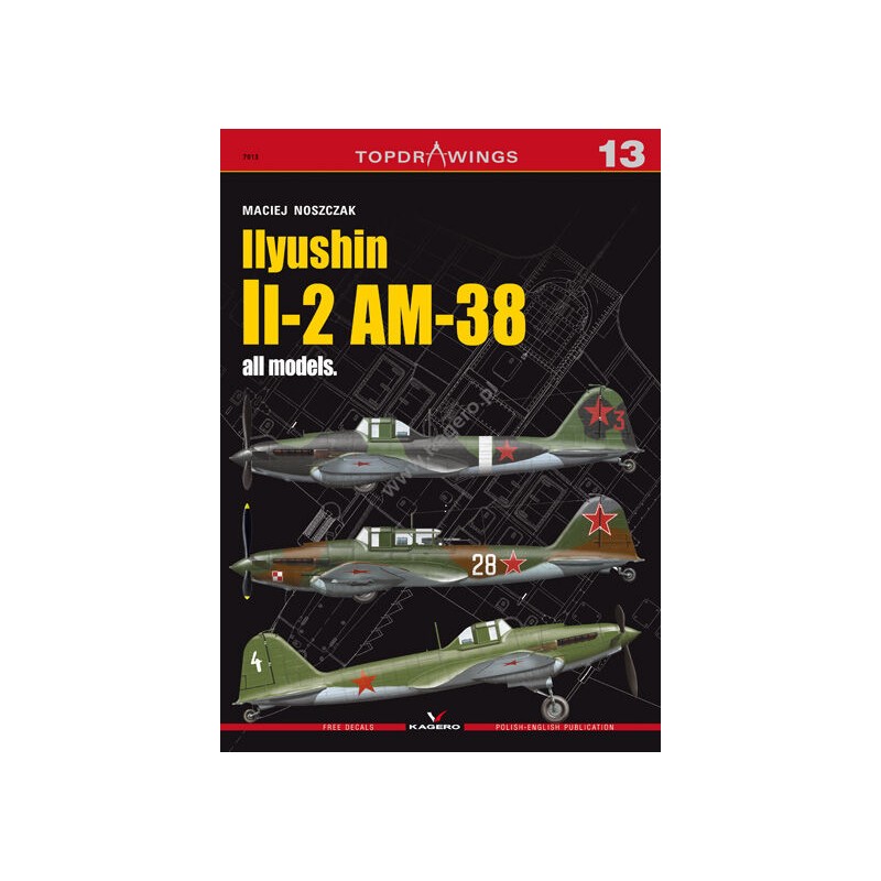 Kagero 13 - Ilyushin Il-2 AM-38 all models (decals)