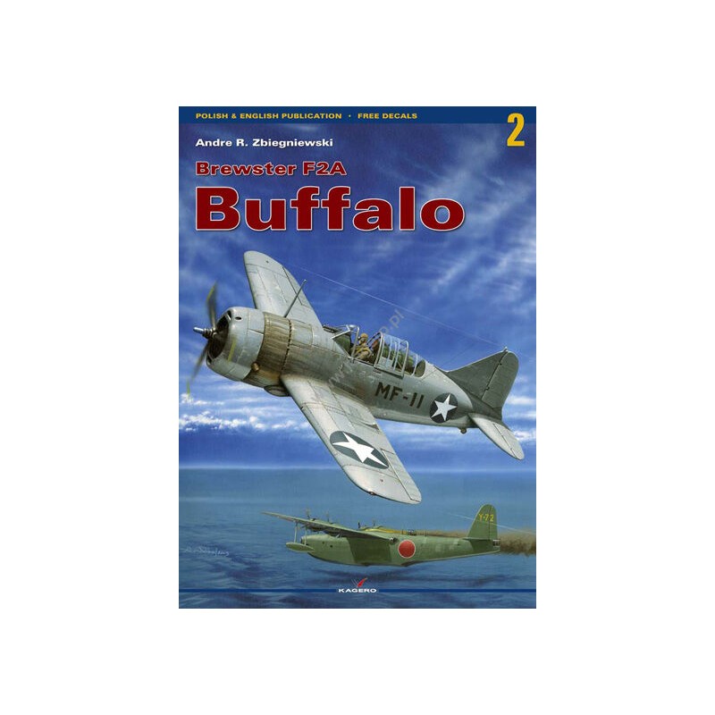 Kagero Monographs Book 02 - Brewster F2A Buffalo (no decals)